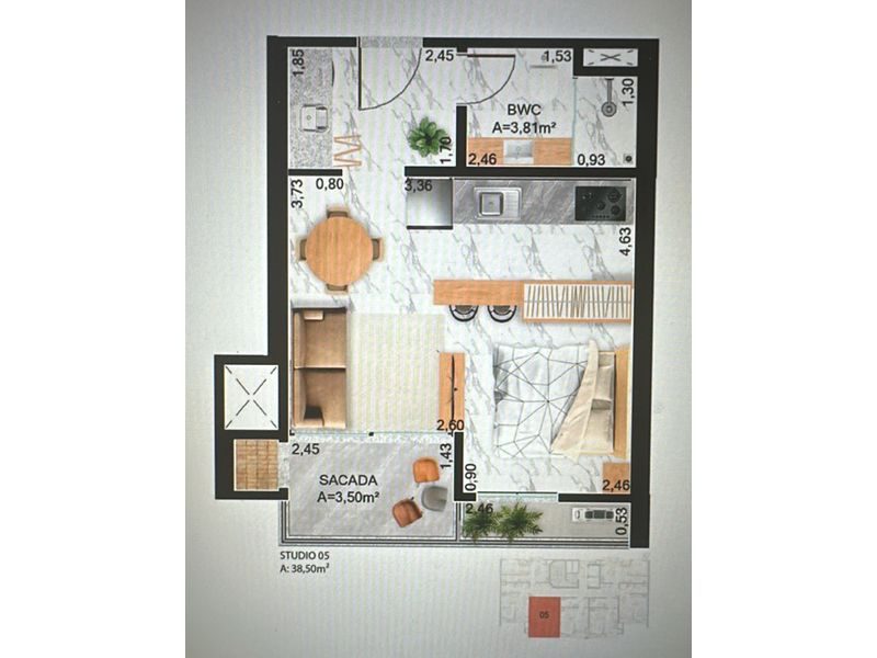 APARTAMENTO - CENTRO 4