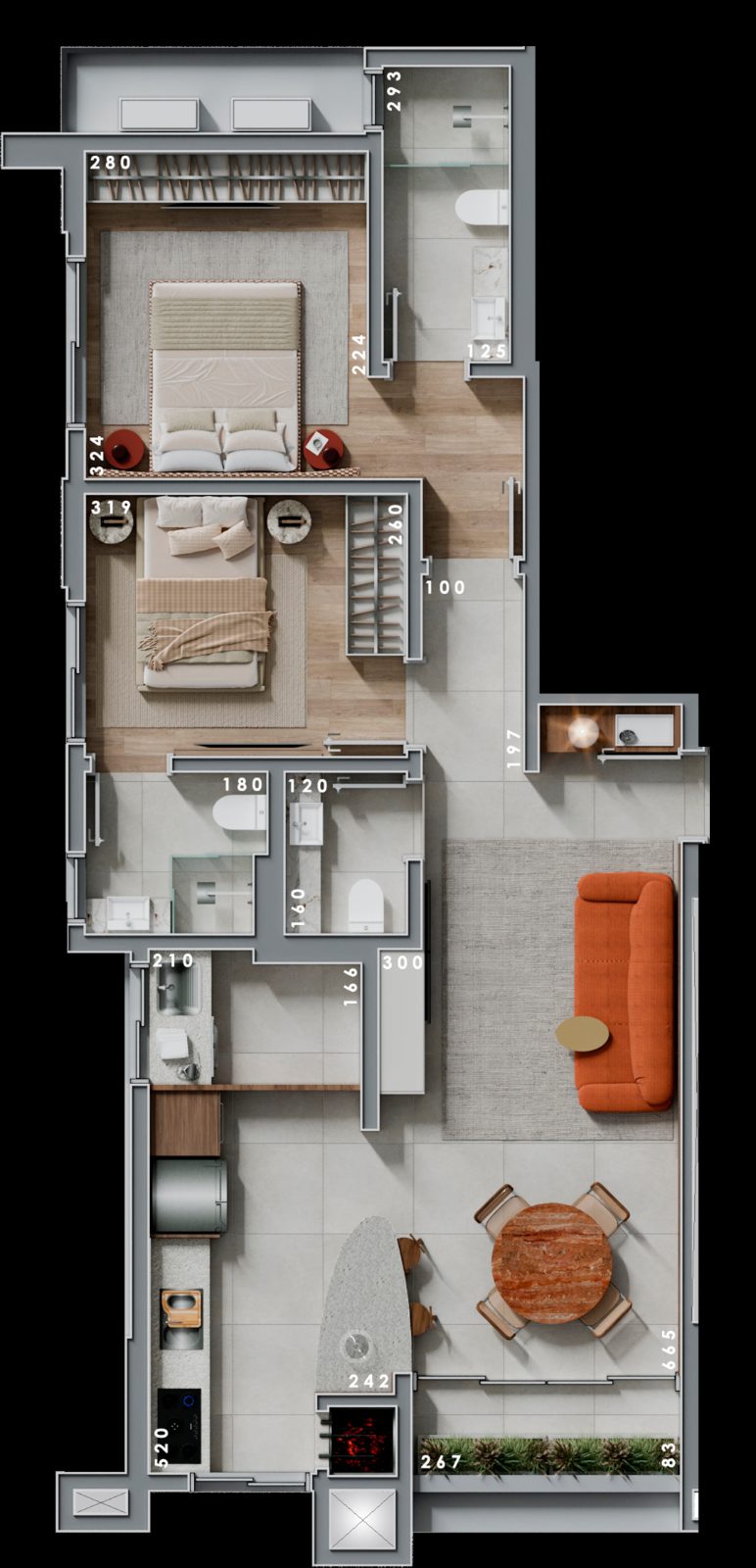 APARTAMENTO À VENDA NO BAIRRO JARDIM ITÁLIA EM CHAPECÓ SC 4